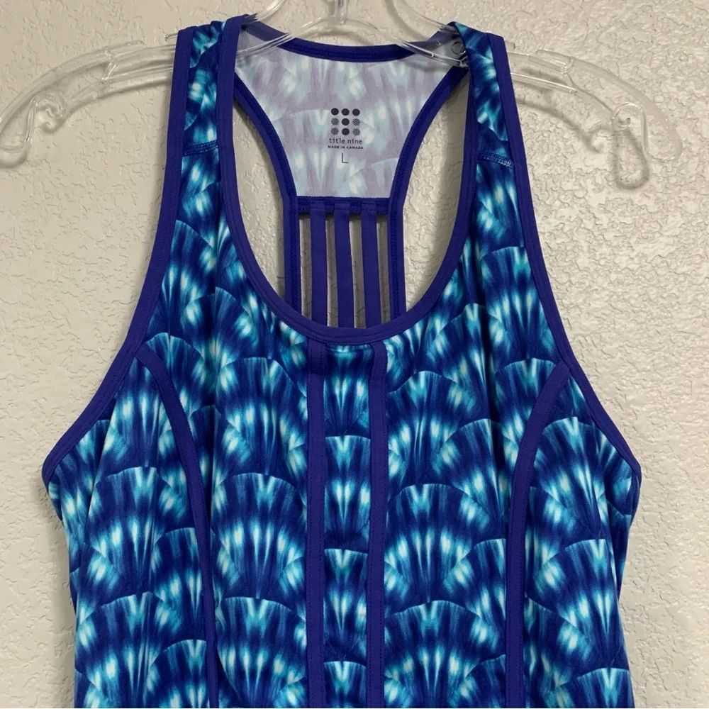 Title Nine Athletic Dress Womens L Dream Printed Golf Tennis Pickleball Exercise - Picture 2 of 10